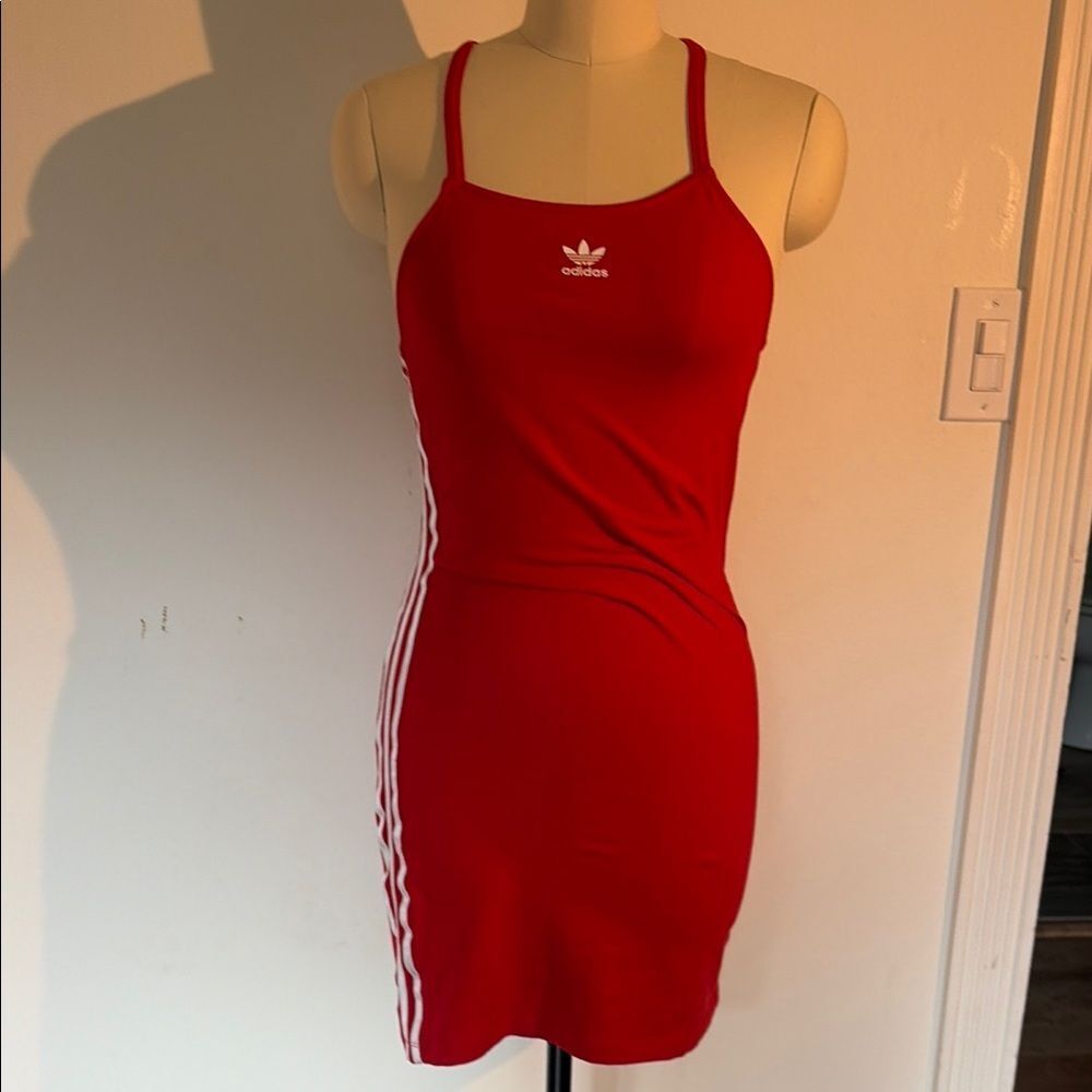 Adidas Women's Red Mini Dress - Picture 2 of 10